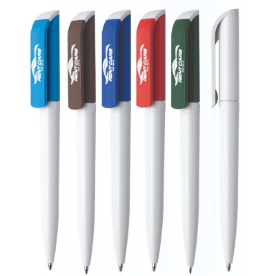 bolígrafo antibacteriano bicolor