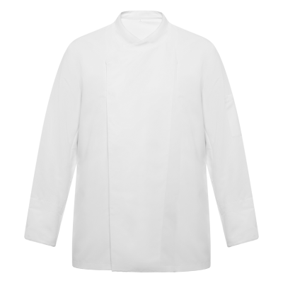 chaqueta de cocina premium botones ocultos