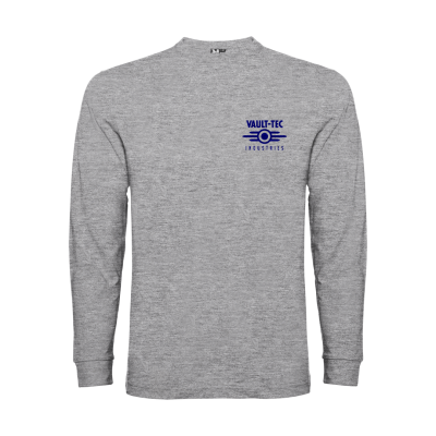 camiseta laboral con puños canalé gris vigoré