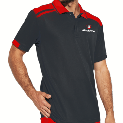 Polo manga corta combinado Blacktire