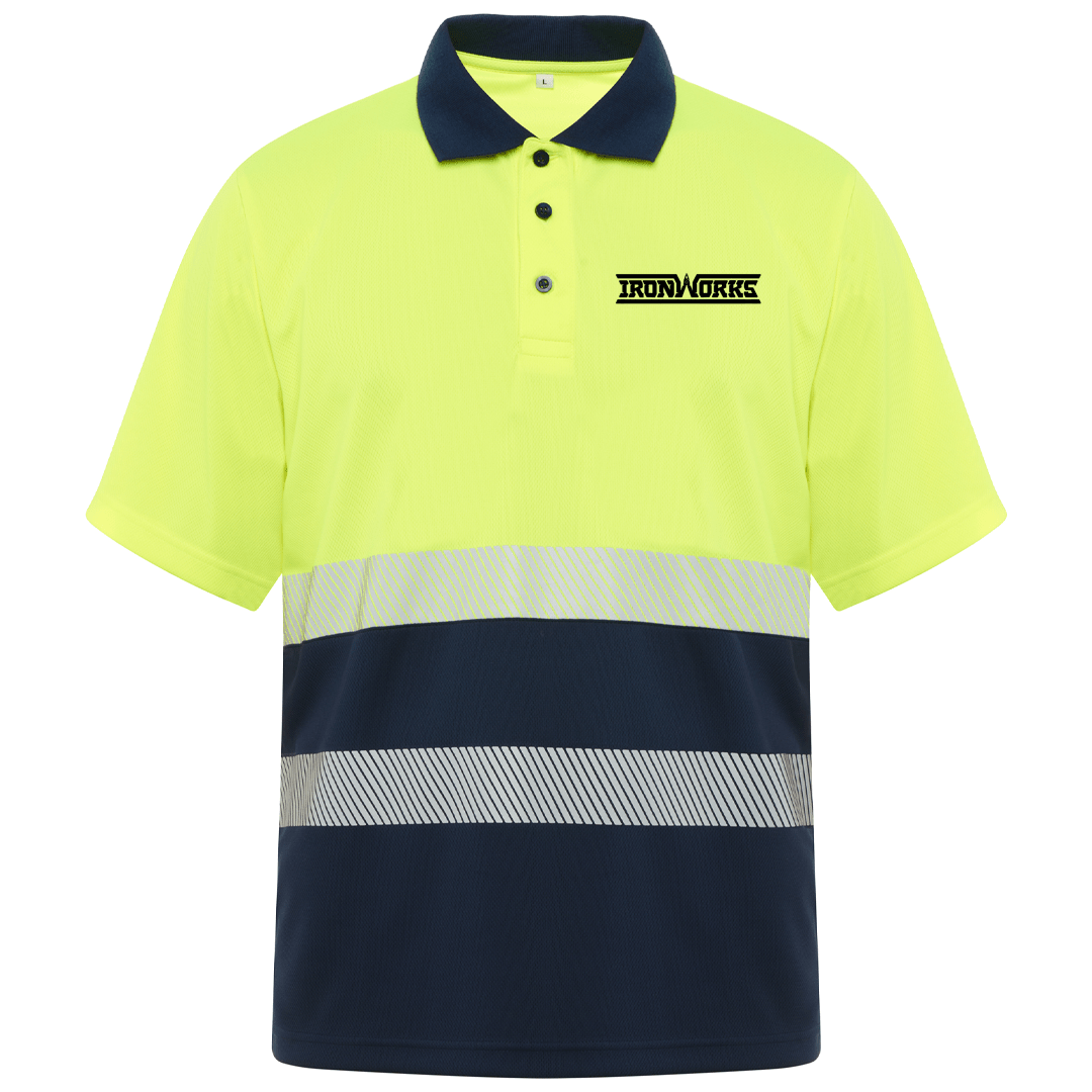 polo alta visibilidad manga corta