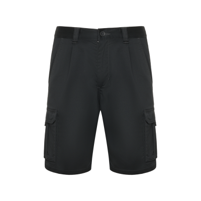 pantalón corto multibolsillos sarga