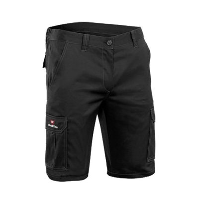 Bermuda elástica negra