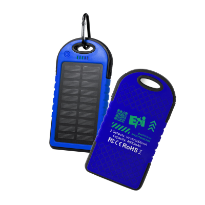 power bank solar 4000 mAh con luz SOS