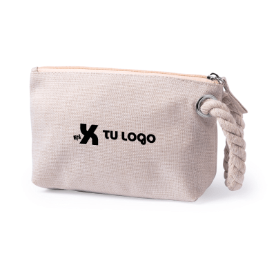Neceser canvas personalizable de algodón y poliéster