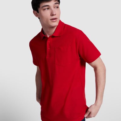 Polo laboral manga corta con bolsillo en pecho izquierdo