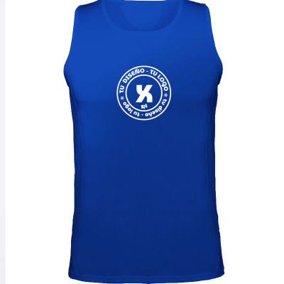 Camiseta tirantes personalizable de poliéster piqué